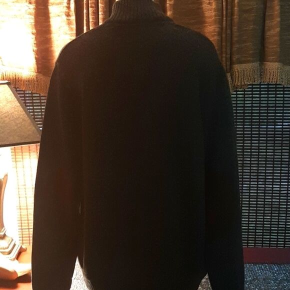 CHAPS GRAY 100%cotton Sweater M - Picture 3 of 7